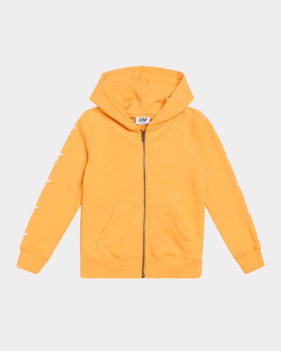 Boy's Star Zip Up Hoodie, Size 4-12